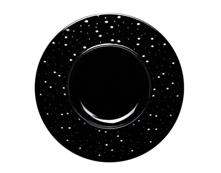 talerz porcelanowy, talerze porcelanowe, kieliszki do wina, porcelana, talerz w kropki, modna porcelana, szary talerz, sklep z porcelanę, talerze białe, białe talerze, lubiana.jpg